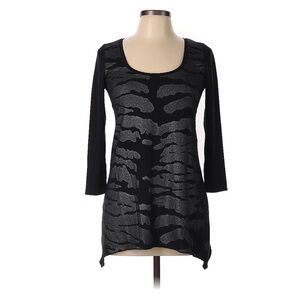 Armani Exchange black & silver tunic